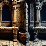 Here are two high-quality image prompts for Stable Diffusion XL, designed to generate professional images based on the provided text about Lost Ark: