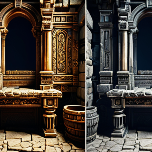 Here are two high-quality image prompts for Stable Diffusion XL, designed to generate professional images based on the provided text about Lost Ark: